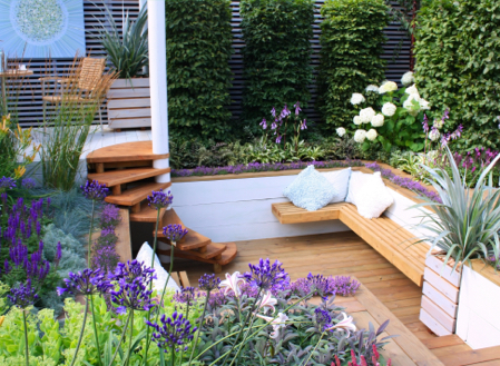 WaterUps Anwendung Blumen